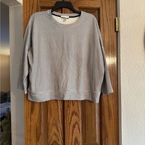 Jules & Leopold Monochrome Checkered Top